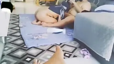 Bokep Jilbab Biru Tante Mata Ditutup Panas Viral Hot