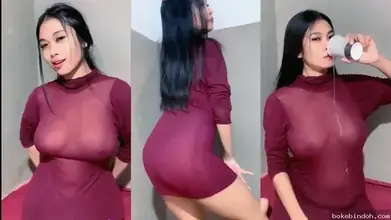 Hijabers Toge Digenjot Keras Sampai Jilbab Lepas